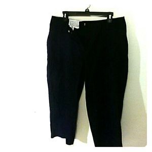 Briggs Black Dress Capris/Cropped Pant